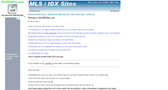 Desktop Screenshot of mlsidxsites.com